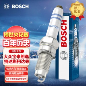 博世（BOSCH）镍钇合金火花塞5520四支装适配朗逸宝来捷达桑塔纳高尔夫明锐等